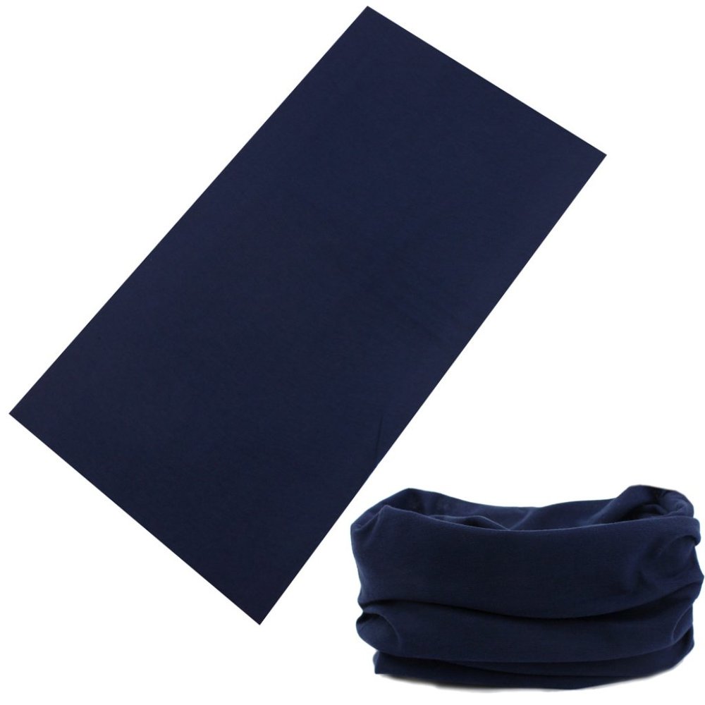 Multi-function Headwear/ Face Mask - Navy Blue